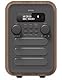 Denver DAB-48 DAB Radio Grau mit FM Tuner und Bluetooth - Radio mit Bluetooth mit 3,5-mm-Kopfhörerausgang