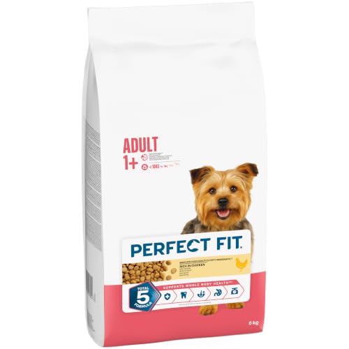 Perfect Fit Hundefutter Trockenfutter Adult für kleine und sehr kleine Hunde (XS/S) mit Huhn, 6 kg