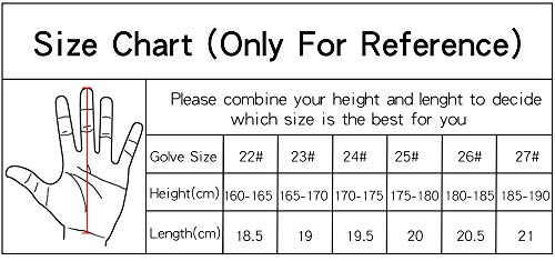 Efunist Menâ€S Golf Glove 2 Pack Left Hand Hot Wet Weather No Sweat Non-Slip Fit Size Small Medium Large Xl (Worn On Left Hand(Right-Handed Golfer), 22=Small) #TOP1