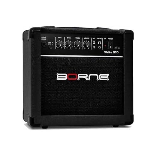 3 - Amplificador Cubo para Guitarra Strike g30 15w Borne