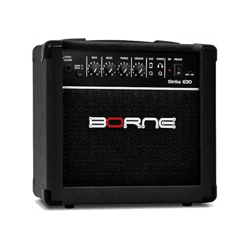 Qual o Melhor Amplificador de Guitarra de 2025? Melhores Ranking 1 Amplificador Cubo para Guitarra Strike g30 15w - Preto Borne