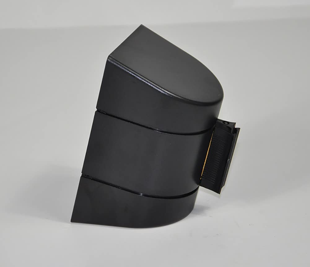 OUdini Retractable Belt Barrier, Wall Mounted Pull Out Queue Belt, Queuing Safety Tape Cordon/B/32Ft
