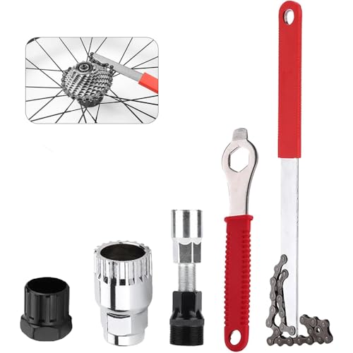 Crozgan 5Pcs Bike Cassette Chain Removal Tool Kit