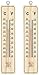 Thermomètre Thermomètre en Bois pour thermomètre intérieur avec échelle en degrés