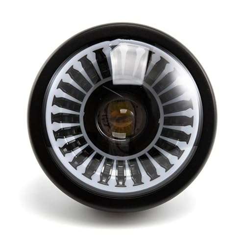 Phares LED vortex 6.5'' blanc avec feu de route et croisement intégrés