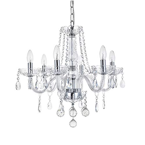 Dst, lampadario da soffitto moderno di cristallo