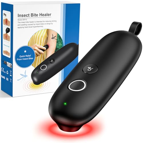 Dispositivo Dopo Puntura Zanzare Dispositivo Elettrico Dopopuntura Zanzare per Alleviare Prurito e Il Gonfiore e Le Punture di Zanzara con Senza Sostanze Chimiche per La Casa e L'esterno