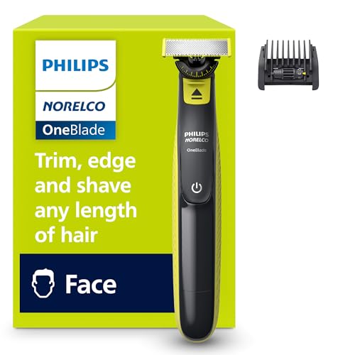 Norelco Philips OneBlade 360 Hybrid Face, Electric Beard Trimmer and