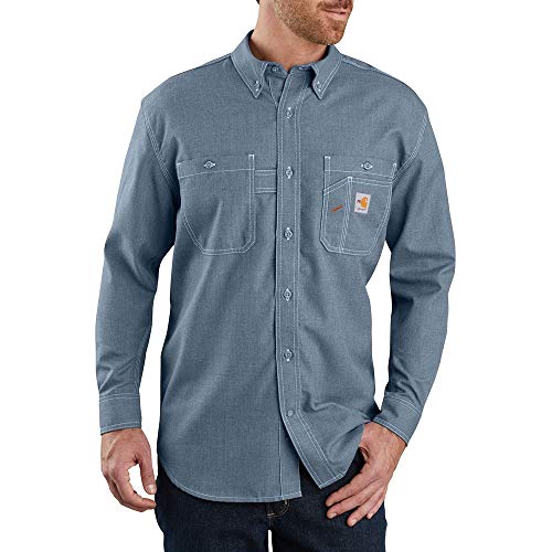 Image of Carhartt Men's Flame Resistant Force Original Fit Long-Sleeve Shirt