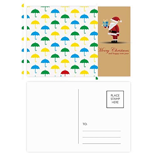Cartes postales parapluie et nuages de pluie en lot de 20 pièces pour correspondance