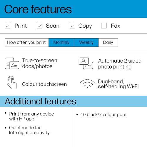HP Envy 6120e All in One Printer | Perfect for Home | Colour | Wireless | Print, Scan & Copy | 5 months free Instant Ink limited time only | Easy Setup & Reliable Wi-Fi | White - Image 7