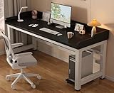 Moderner Gaming-Schreibtisch, schlichter moderner Büroschreibtisch, Schreibtisch, Arbeitsplatz für Zuhause, Arbeitszimmer, Schreiben D,140CM