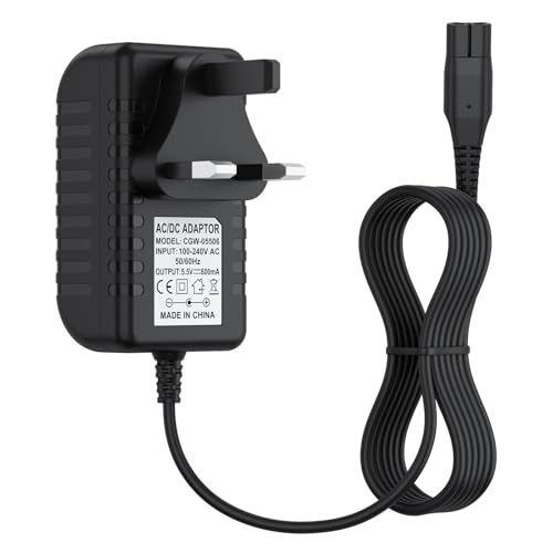 Image of Oumida 5.5V Charger for Karcher Window Vac Cleaner, Compatible With WV2,WV1,WV5,WV60,WV55,WV70,WV75,WV1/2/60/75 Plus,WV5 Premium, WV Classic Window Vacuum Cleaner Power Cord
