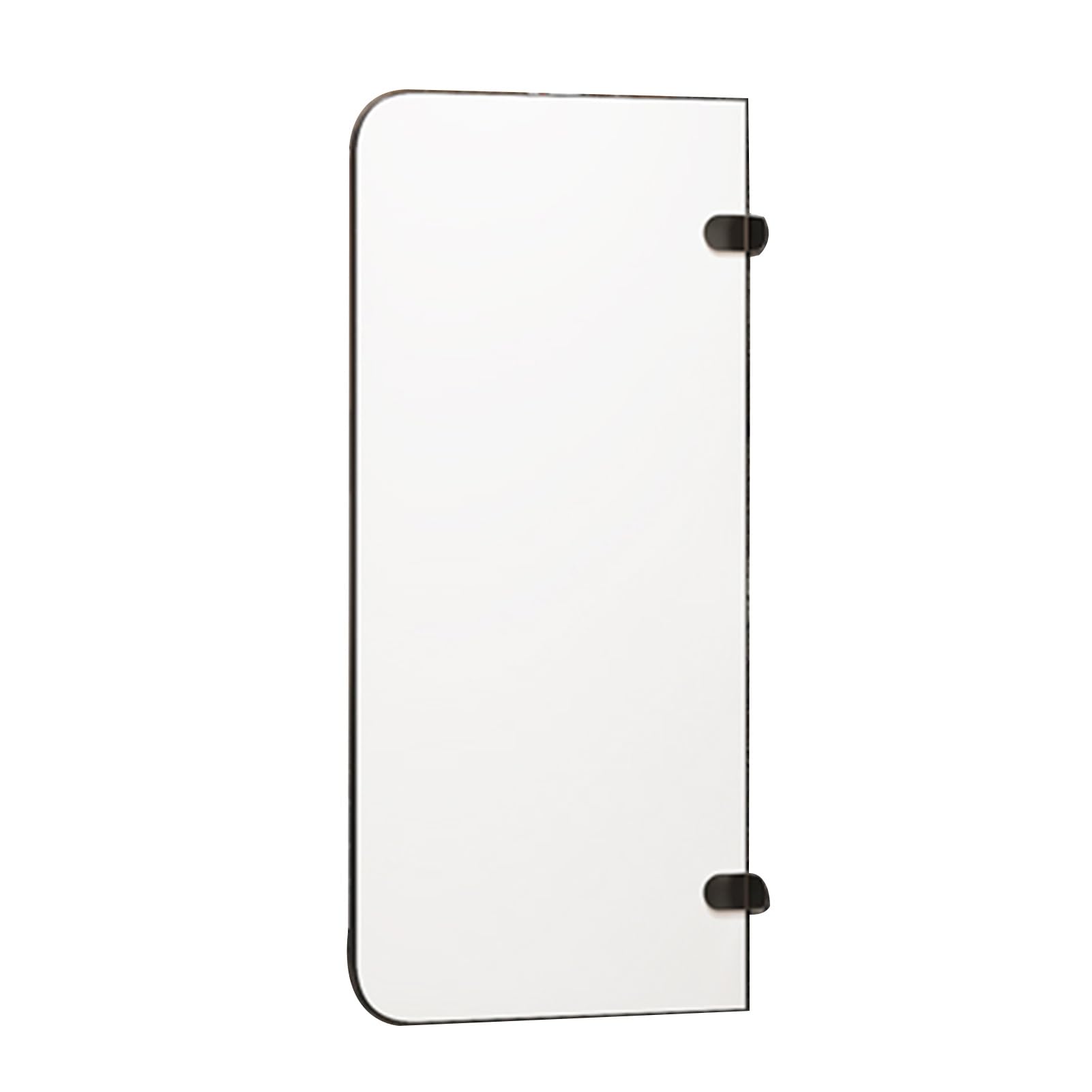 Separador de urinario de pared de alta resistencia panel divisor blanco minimalista de 40x90