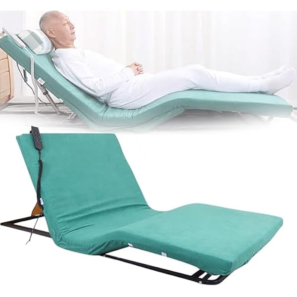 Elektryczne oparcie podnoszące, regulowany kąt 0-70° i nogi 0-40°, nośność 100 kg, stabilne wsparcie dla pacjentów, osób starszych, ograniczona mobilność