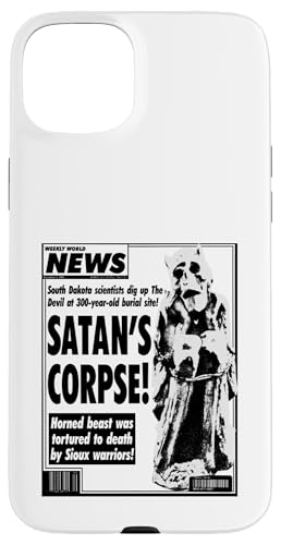 Carcasa para iPhone 15 Plus Weekly World News   Satan’s Corpse Cover