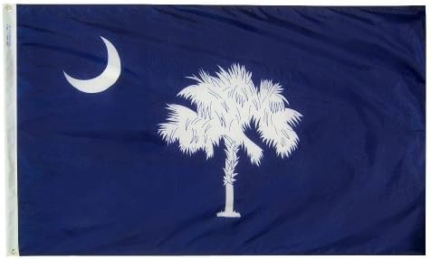 5x8' South Carolina Nylon State Flag - All Weather, Durable, Outdoor Nylon Flag - All Star Flags