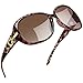 Produktbild Joopin Sonnenbrille Damen Polarisiert UV400 Schutz Übergroß Klassisch Vintage Brille mit Großer Rahmen (Leapard)