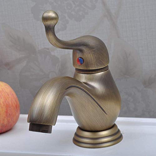 Mélangeur éléphant pour vasque de salle de bains hôtel et maison