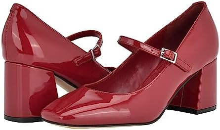 Calvin Klein Women's JATLEE Pump, Dark Cherry 600, 8 | Image 5