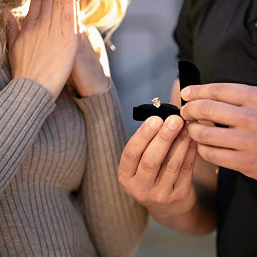 LIFETIME JEWELRY Circle Cubic Zirconia Wedding Ring for Women 24k Gold Plated3