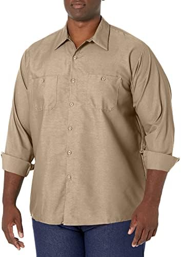 Red Kap Men's Men's Long Sleeve Enhanced Visibility Work Shirt Shirt (Pack of 1)