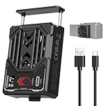NEEWER BASICS Camera Cooling Fan with Battery, Spring Loaded External Cooler Type C PD Fast Charging & Real Time Display, Compatible with Sony ZV-E1 A6700 Canon R6 Mark II Fujifilm XS20 Nikon, CA155