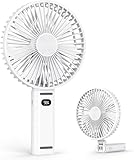Bellababy Mini Ventilatore Portatile, Batteria Grande Capacità 3600 mAh, 4 Velocità, Ultra...