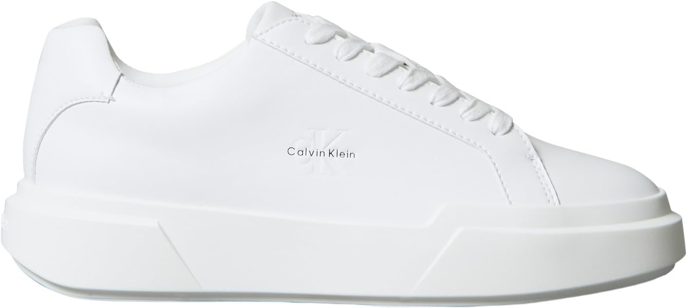 Calvin Klein Bianco Polyurethane Women Sneaker - EU38/US8