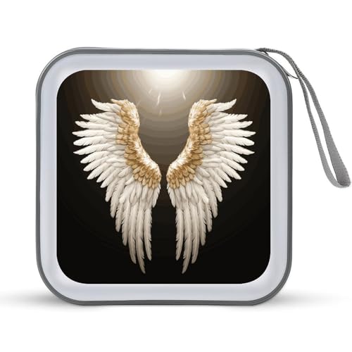 Étui pour CD ailes d'ange contre les rayures boîte de transport 40 DVD compacte