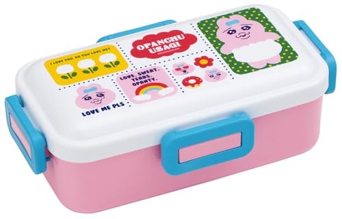 スケーター(Skater) 弁当箱 ふわっと盛れる ランチボックス 1段 530ml 食洗機対応 レンジ対応 日本製 おぱんちゅうさぎ PFLB6-A