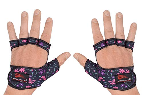 Luva de Academia Musculação Fitness - Sublimada - Petit Floral - P - Par