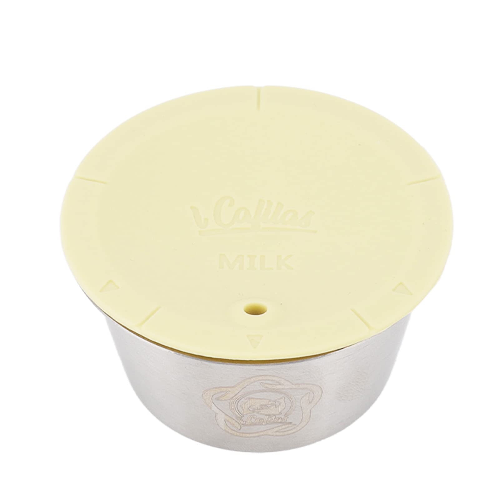 Taza de cápsula de café reutilizable de acero inoxidable Taza de cápsula de café recargable con cubierta de silicona Ecológico para máquinas Apto para lavavajillas