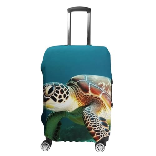 Housse de bagage lavable et anti-rayure motif tortue