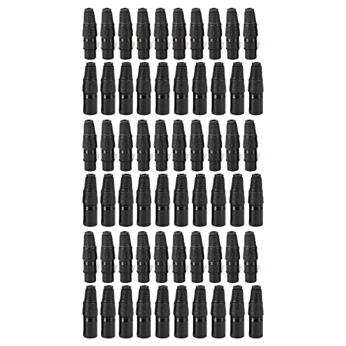 Prise audio mic XLR mâle éliminez les faux contacts câble d'extension 30pcs