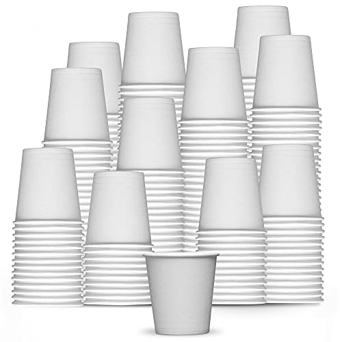 500 Pack 3 Oz Paper Cups - Disposable Cups | Espresso Cups | Bathroom Cups 3 Oz Paper | Mouthwash Cups | Small Paper Cups | 3 Oz Bathroom Cups 3 Oz Paper | Small Cups