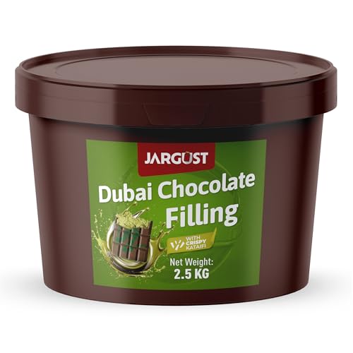 Bulk Dubai Chocolate Bar Filling 2.5 kg Dubai Chocolate Bar Kit Mixture Pistachio-Based Paste for Breakfasts Desserts & Treats