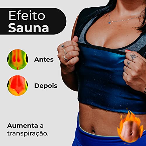 Camisa Modeladora Efeito Sauna Queima Gordura Feminina - ProShaper Original (as2, alpha, x_l, regula