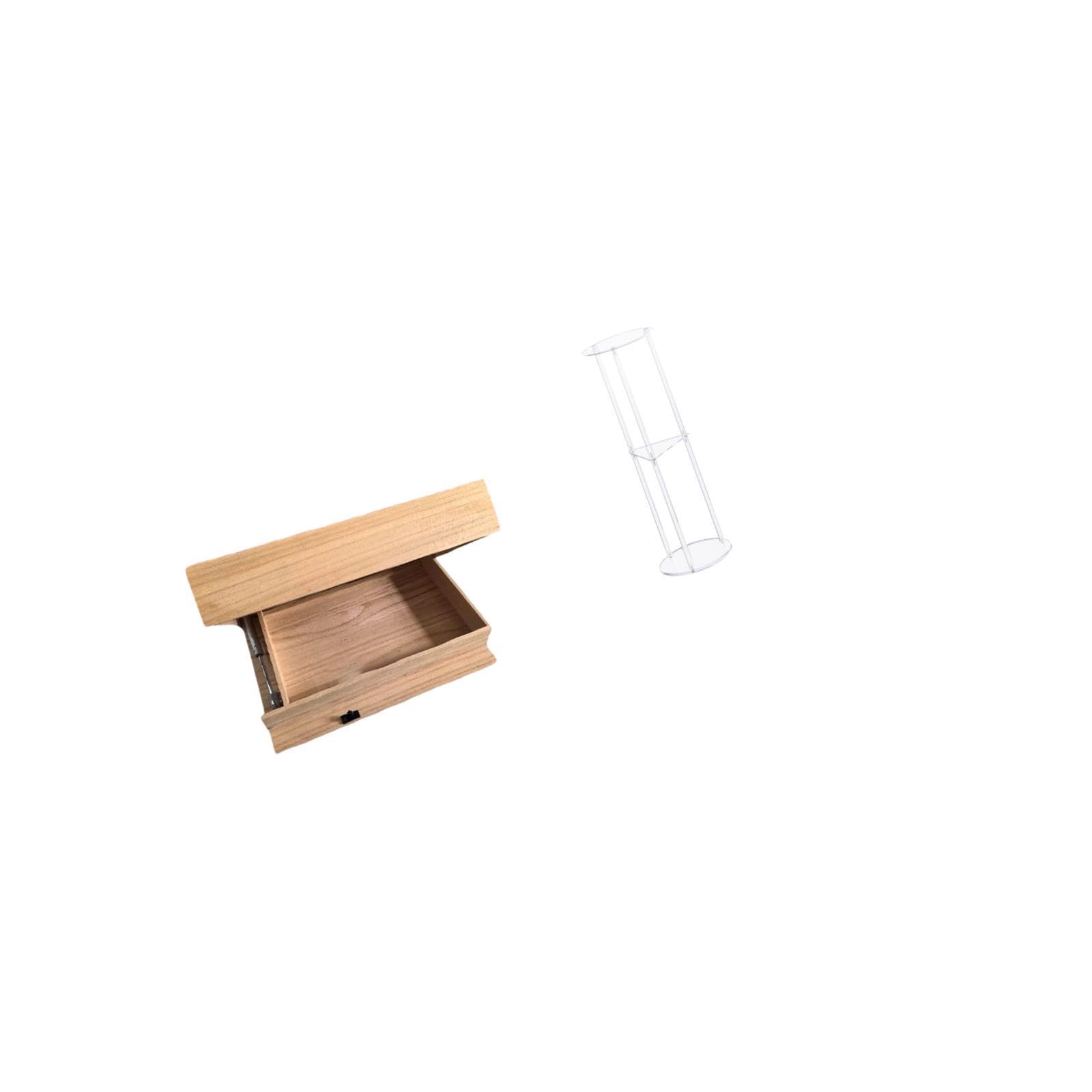 Floating Acrylic Shelf with Drawer Compartment Easy Installation Small Space Storage Rack and Bedside Table for Home Office Decor|Home & Garden|Furniture|Bookcases-image-23