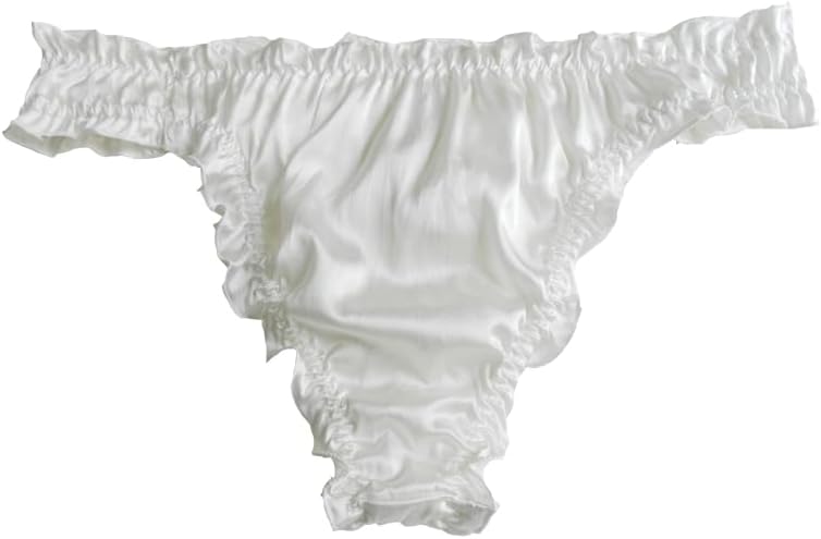 Men's Silk Panties Thongs Sissy Panties Bikini Briefs Crossdress Lingerie