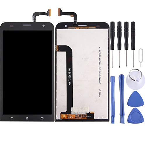 SPAREPARTSASUS Ricambi for ASUS Schermo LCD e digitalizzatore Assemblaggio Completo for ASUS ZenFone 2 Laser / ZE550KL (Nero) (Colore : Black)