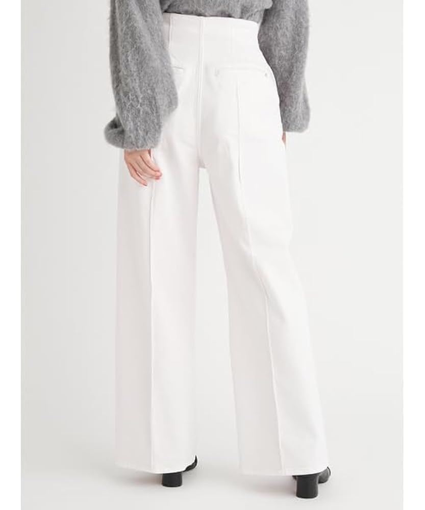 セルフォード　ハイウエストワイドデニムパンツ36 Amazon | [セルフォード] ハイウエストワイドデニムパンツ
