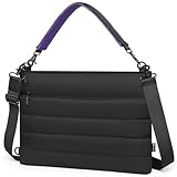 Élégant & Minimaliste: Ce sac pour femme est aussi doux et moelleux qu'un nuage. Sa texture fine offre un toucher agréable, tandis que sa finition mate et son matelassage horizontal lui confèrent une touche d'élégance. Minimaliste mais professionnel, il allie à la perfection mode et fonctionnalité. Disponible dans une variété de couleurs vives, il est idéal pour un usage quotidien, les trajets quotidiens, les sorties décontractées, les voyages, les voyages d'affaires, etc.