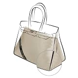 DGAZ Moon Premium Silk Bag Pillow Insert For Hermes-High Density Down Cotton Shaper for Handbags,Fits for Birkin 35(Black)