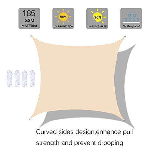 Auvent rectangulaire en toile imperméable pour ombrager le patio - 6