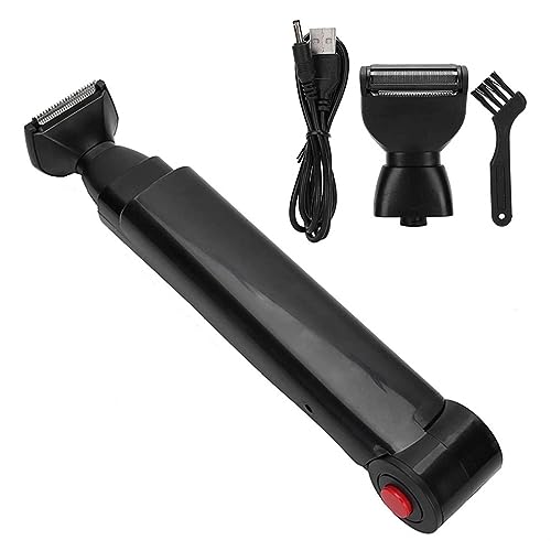 afeitado corporal, Afeitadora pelo para espalda, afeitadora eléctrica para depilación, Afeitado corporal plegable con mango ergonómico para hombres, mujeres y adultos Hmltd