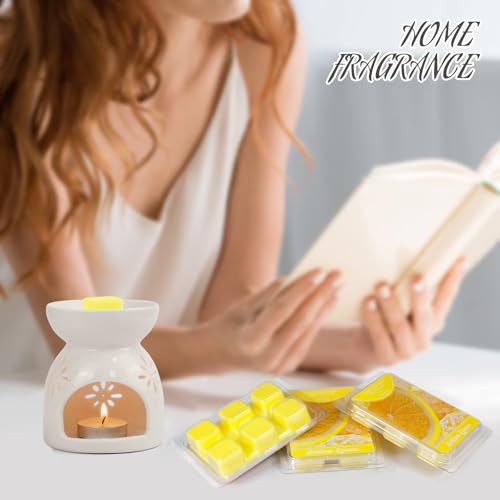 Image of SCENTORINI Wax Melts, Sicilian Lemon Scent, Fruit Scented Wax Cubes