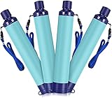 SimPure Water Filter Straw, Ultralight Personal Life Water Filter Survival, 0.1 Micron 4 Pack Water...