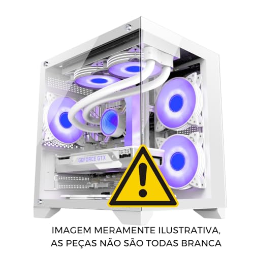 Pc Gamer Amd Ryzen 5 5600x 16gb Ddr4 Nvme 1tb Rtx 4060 8gb (BRANCO)