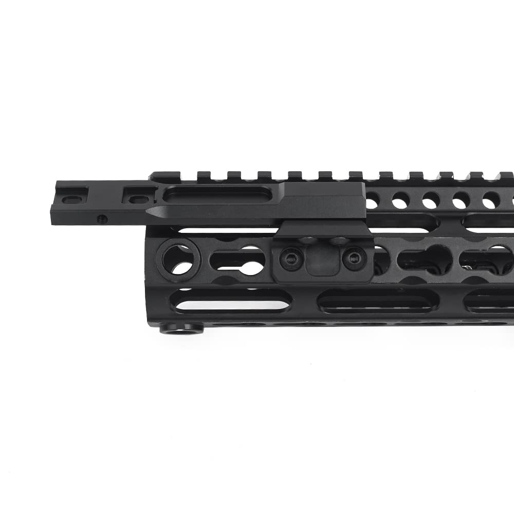Support De Lampe Tactique 45° Pour M300/M600 - Montage Keymod/Mlok, Aluminium Anodisé